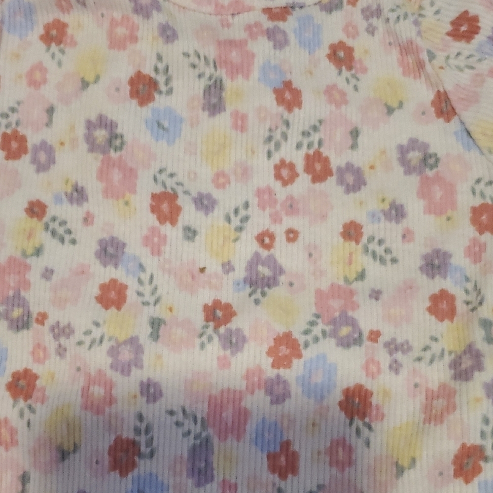 Set Of 5 Garanimals Pink and Green Bodysuits for Infants - Picture 7 of 7